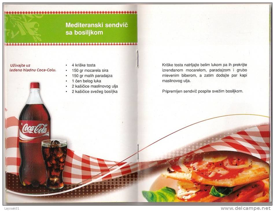 COCA COLA FAST RECIPES BOOKLET FROM SERBIA 30 PAGES - Boeken