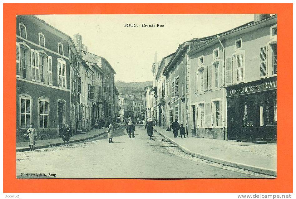 Dpt   54   Foug    "   Grande Rue   " - Foug