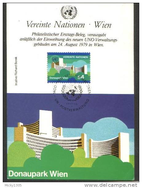 UN Wien - Sonderbeleg / Special Document (p846) - Storia Postale