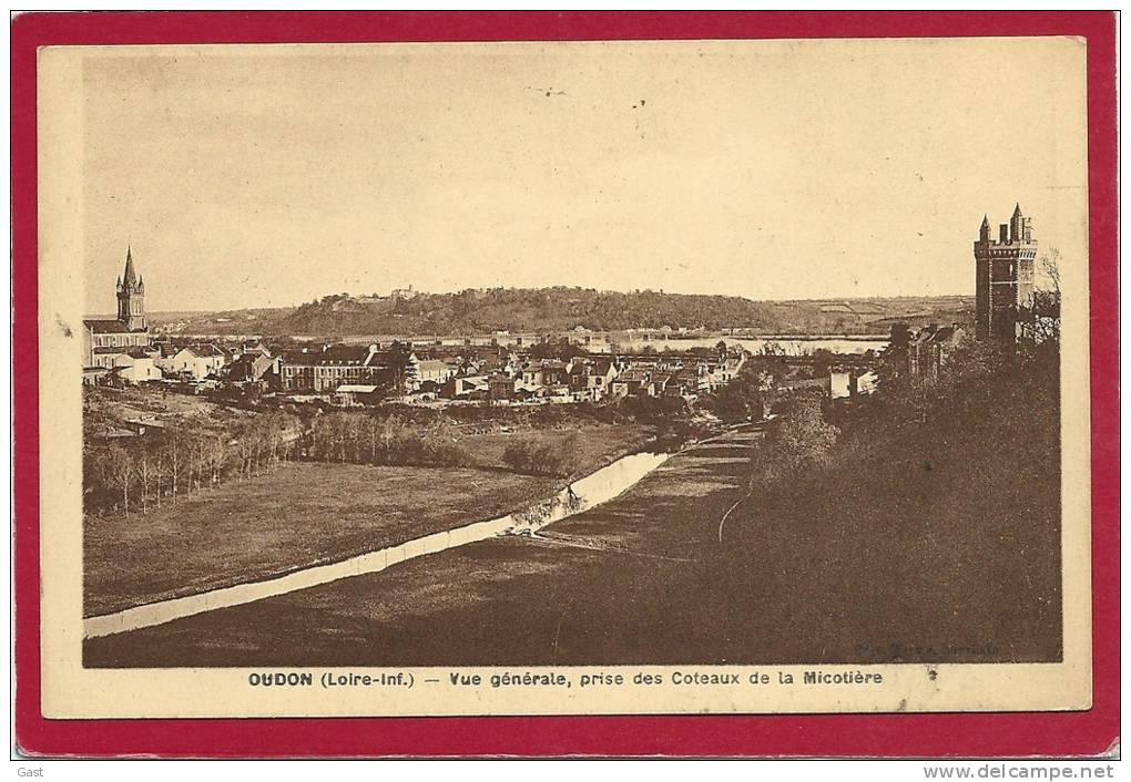 44    OUDON    VUE  GENERALE    PRISE  DES  COTEAUX   DE  LA  MICOTIERE - Oudon