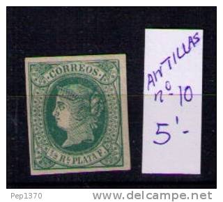 ANTILLAS ESPAÑOLAS 1864 - ISABEL II - NUEVO - EDIFIL Nº 10 - Kuba (1874-1898)