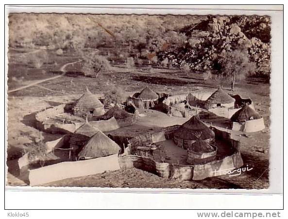 Tchad - Tenad - Village D'Aptouvour En Vue Aérienne Des Cases - CPSM Librairie Au Messager N° 133 Hoo-gui A.E.F. - Ciad