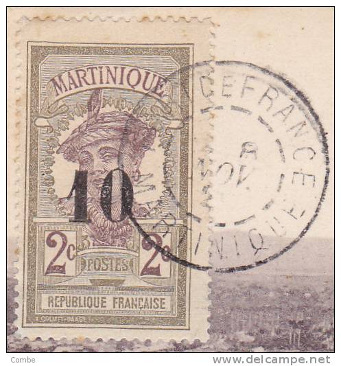 Belle Carte Martinique 1920, Fort De France/680 - Lettres & Documents