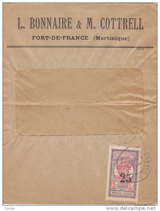 Belle Lettre Martinique 1920, Fort De France/681. - Brieven En Documenten