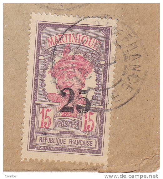 Belle Lettre Martinique 1920, Fort De France/681. - Covers & Documents