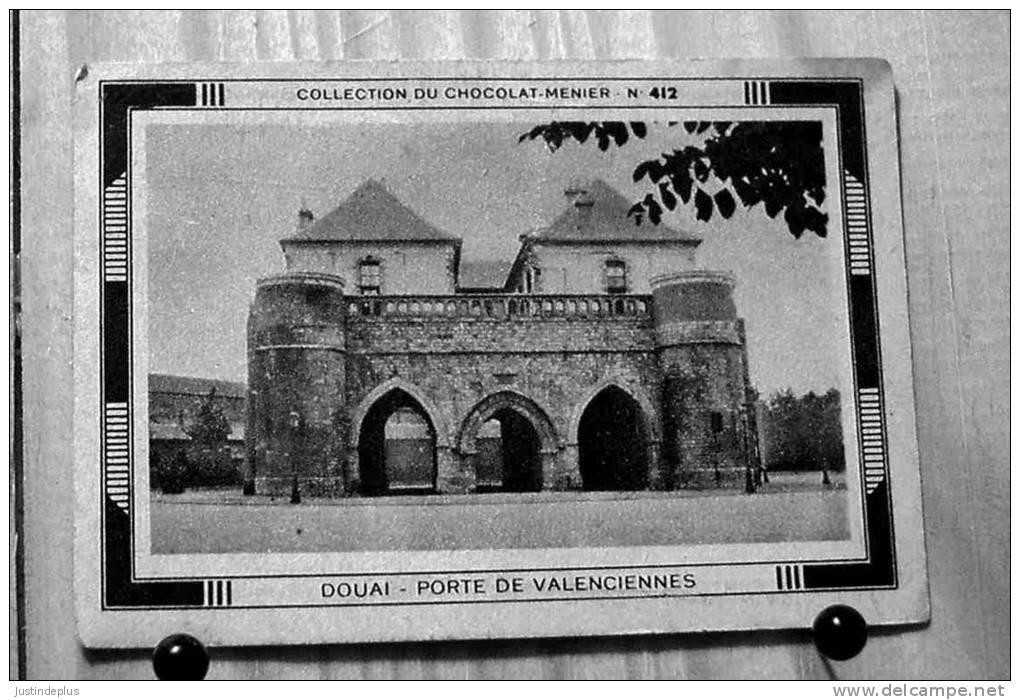 COLLECTION DU CHOCOLAT MENIER N° 412 DOUAI PORTE DE VALENCIENNES SCAN R/V - Menier