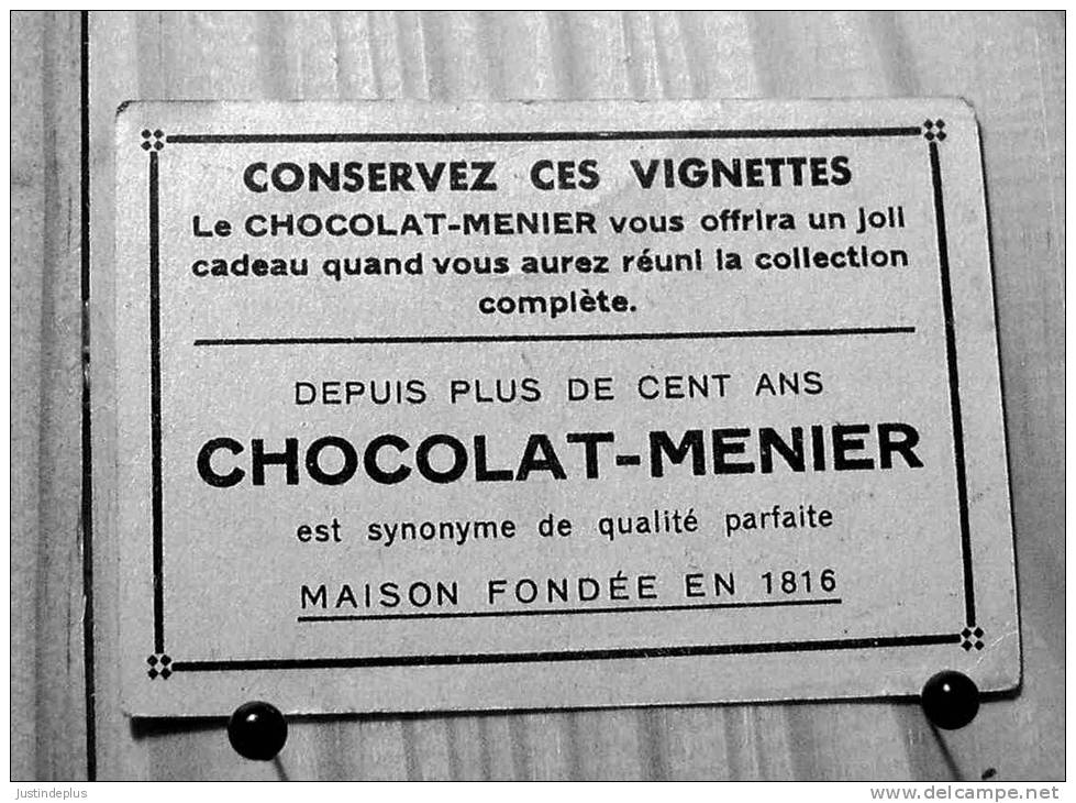 COLLECTION DU CHOCOLAT MENIER N° 412 DOUAI PORTE DE VALENCIENNES SCAN R/V - Menier