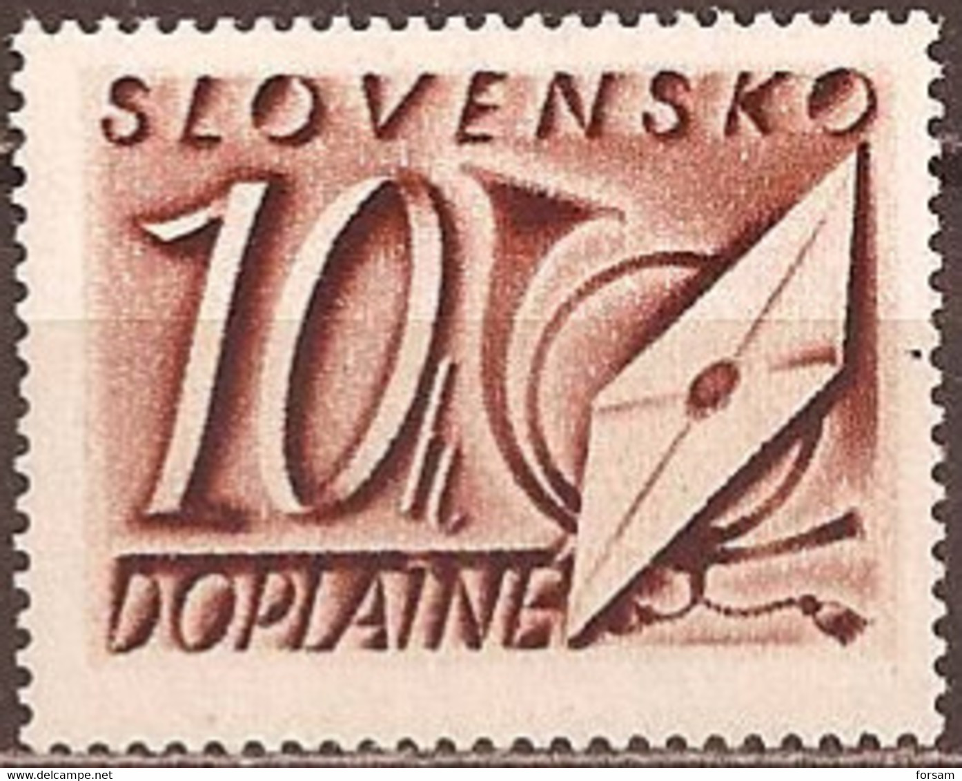 SLOVAKIA..1942..Michel # 24...MLH...Portomarken. - Ongebruikt