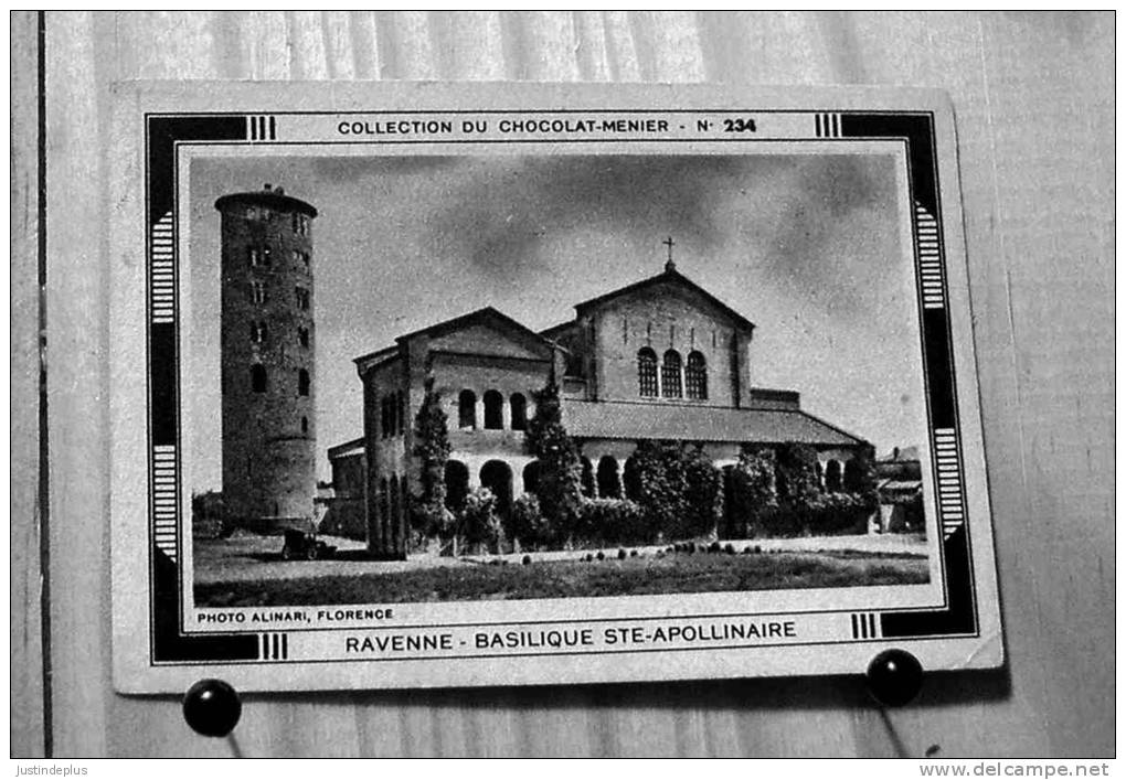 COLLECTION DU CHOCOLAT MENIER N°  234 RAVENNE BASILIQUE STE-APOLLINAIRE SCAN R/V - Menier