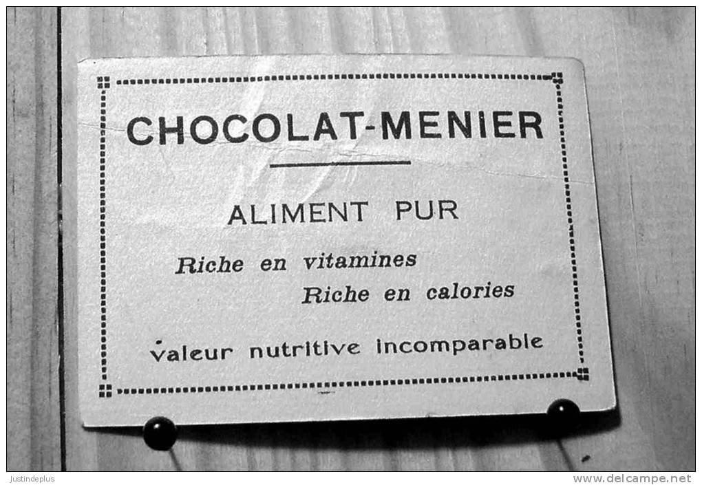 COLLECTION DU CHOCOLAT MENIER N°  342 SAINT FLOUR VUE GENERALE SCAN R/V - Menier