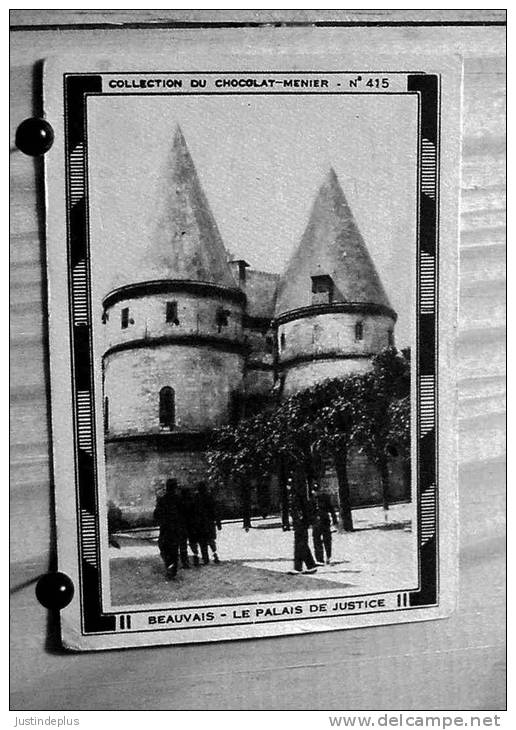 COLLECTION DU CHOCOLAT MENIER N°  415 BEAUVAIS LE PALAIS DE JUSTICE SCAN R/V - Menier