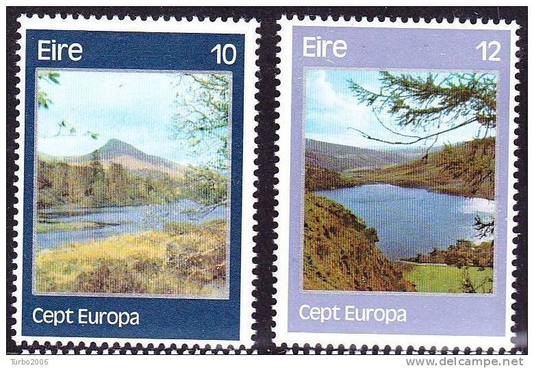 IRELAND EIRE 1977 Europe / CEPT Landscapes MNH Set Michel 361 / 362 - Nuovi