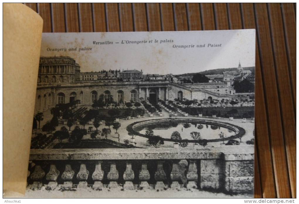 carnet de 24 vues détachables du château deVersailles et les Trianons éditeur Moreau à Versailles Napoleon