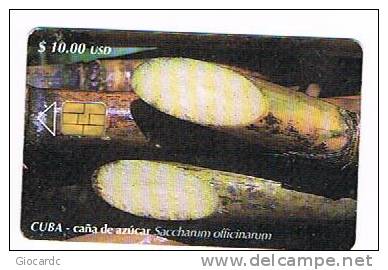 CUBA - ETECSA CHIP  - 2001  SUGAR CANE          - USED  -  RIF. 2713 - Alimentation