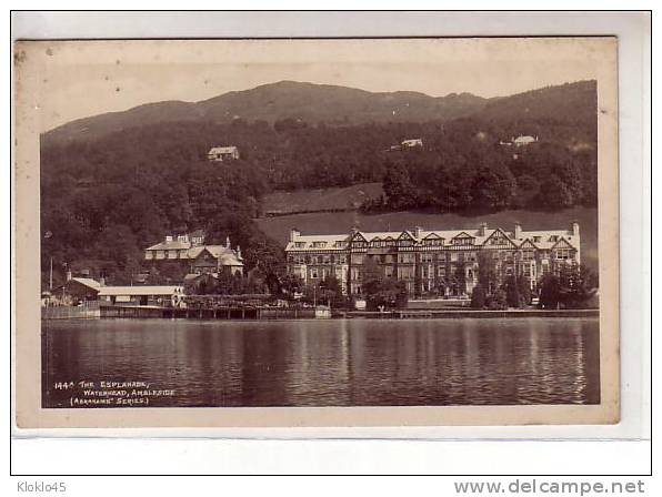 Angleterre - THE ESPLANADK - WTER HEAD AMBLESIDE (ABRAHAMS' SERIES) - Vue Des Hotels - Au Fond Les Montagnes - Ambleside