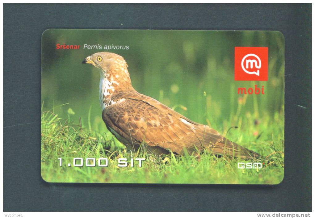 SLOVENIA  -  Remote Mobitel Bird Phonecard As Scan - Slovenië