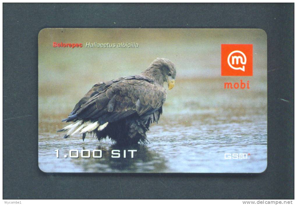 SLOVENIA  -  Remote Mobitel Bird Phonecard As Scan - Slovénie