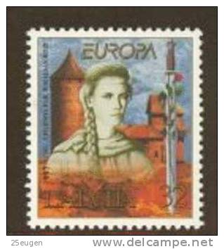 LATVIA 1997 EUROPA CEPT  MNH - 1997