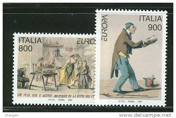 ITALY  1997 EUROPA CEPT    MNH - 1997