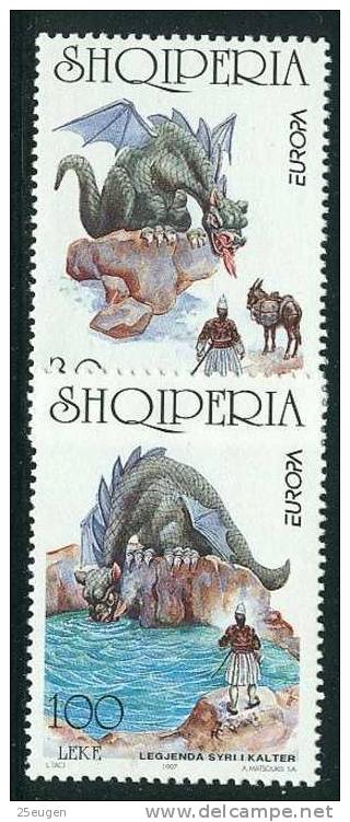 ALBANIA  1997 EUROPA CEPT    MNH - 1997