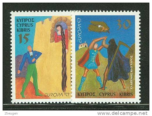 CYPRUS 1997 EUROPA CEPT   MNH - 1997