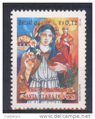 Brasil 1994 YT2196 ** Octavo Centenario Del Nacimiento De Santa Clara De Assis - Unused Stamps