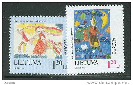 LITHUANIA  1997 EUROPA CEPT    MNH - 1997