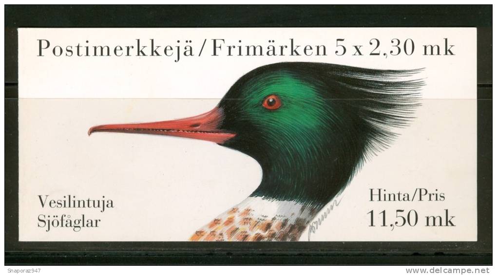1993 Finlandia Libretto Completo Booklet Uccelli Birds Vogel Oiseaux-Lb1 - Ungebraucht