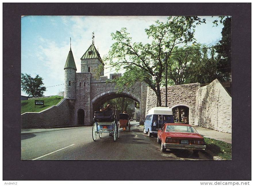 QUÉBEC - LA PORTE SAINT LOUIS TAILLÉE DANS LES FORTIFICATIONS DATE DE 1873 - PAR RICARD INC - Québec – Les Portes