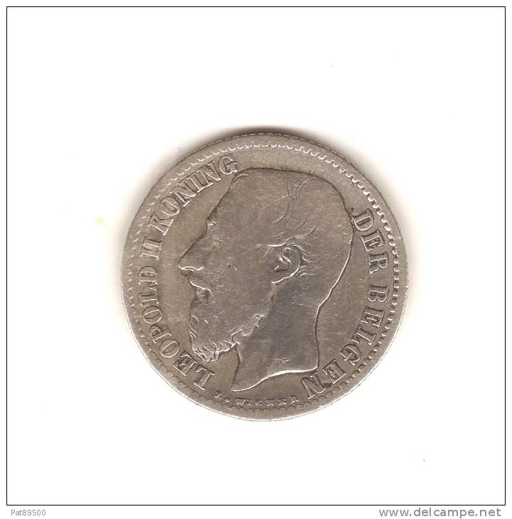 BELGIQUE 1887 1 Franc / LEOPOLD II KONING DER BELGEN / L. WIENER Avec Point / FAIRE OFFRE !! - 1 Franc