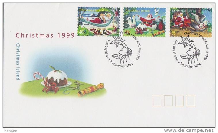 Christmas Island-1999 Christmas FDC - Christmas Island