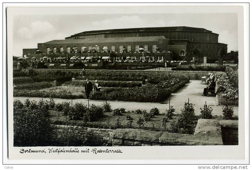 Dortmund Westfalenhalle Mit Rosenterrasse - Dortmund