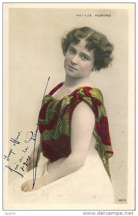 Mathilde Moreno     Carte Photo - Kabarett