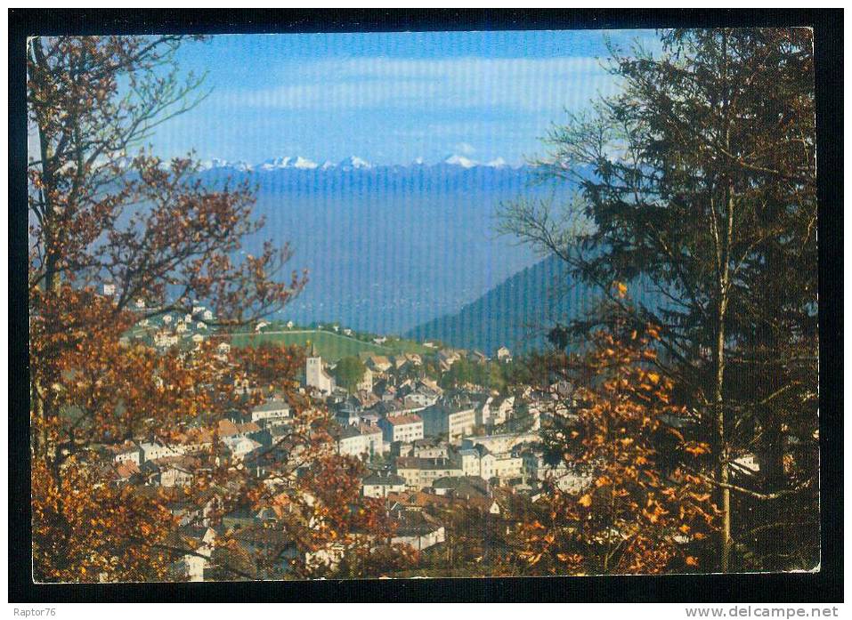 CPM  Non écrite Suisse SAINTE CROIX Et Les Alpes Vue Générale - Sainte-Croix 