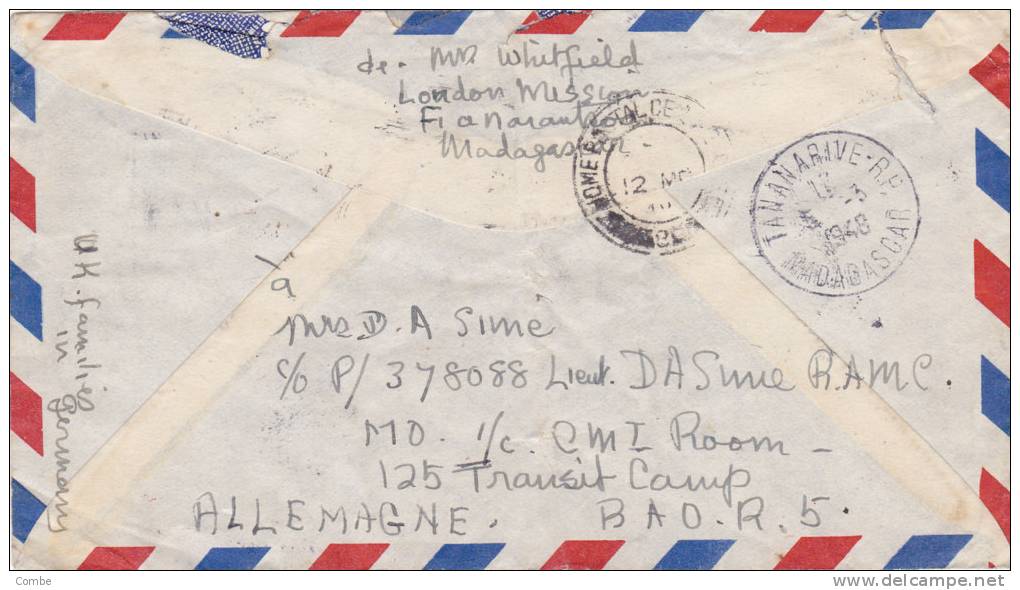 Belle Lettre Madagascar 1948, Fianarantsoa Pour La Grèce /714 - Storia Postale