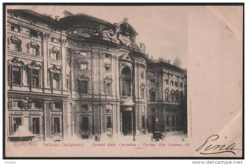 Italy - Torino - Palazzo Carignano - Palazzo Carignano