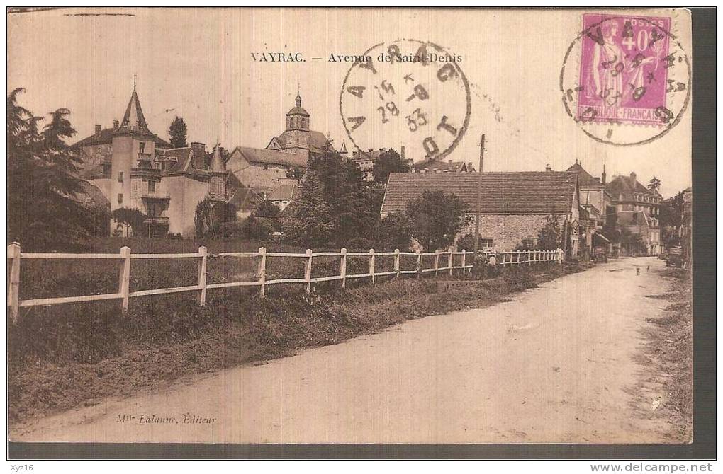 Avenue De Saint Denis - Vayrac