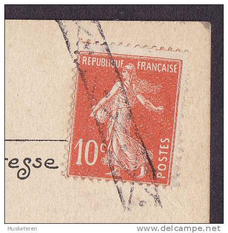 France Roll Or Pre Cancel? On Semeuse Carte Postale To ANTWERPEN Belgium Versailles - L'Orangerie - Le Chateau (3 Scans) - Documenten