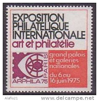 VIGNETTE ARPHILA Orange - NEUVE SANS CHARNIERE - Luxe - Philatelic Fairs