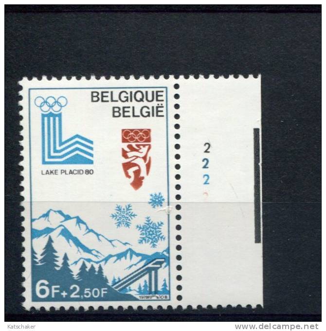 BELGIE POSTFRIS MINT NEVER HINGED OCB 1913 MET PLAATNUMMER START AAN POSTPRIJS - 1971-1980