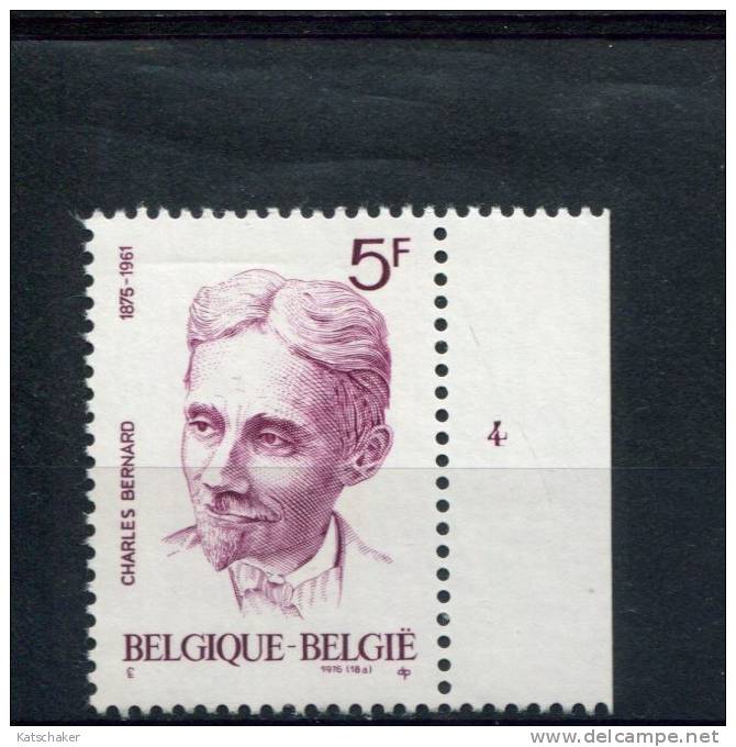 BELGIE POSTFRIS MINT NEVER HINGED OCB  1828 PLAATNUMMER START AAN POSTPRIJS - 1971-1980