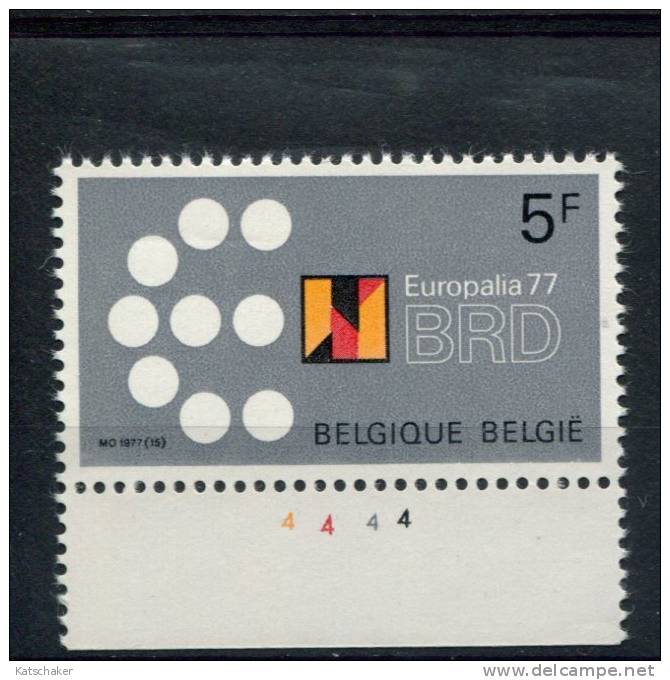 BELGIE POSTFRIS MINT NEVER HINGED OCB  1867 PLAATNUMMER START AAN POSTPRIJS - 1971-1980