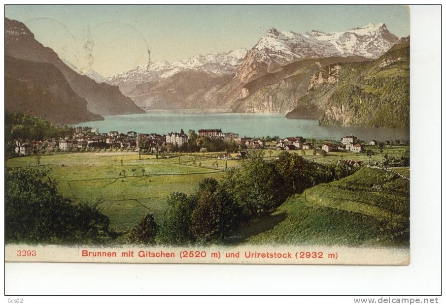 Brunnen Mit Gitschen Und Urirotstock 1907 - Andere & Zonder Classificatie