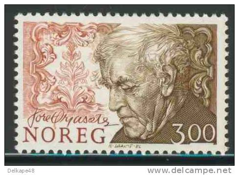 Norway Norge Norwegen 1986 Mi 956 YT 912 ** Tore Orjasaeter (1886-1958) Poet / Dichter / Poète - Ecrivains