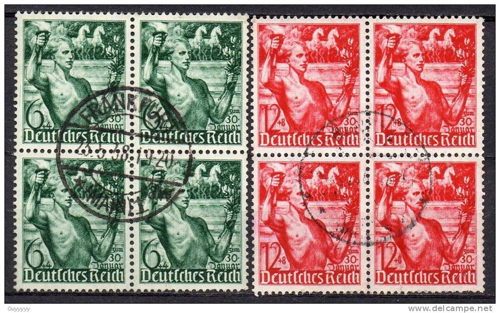 Deutsches Reich - 1938 - Michel N° 660 à 661 - Usati