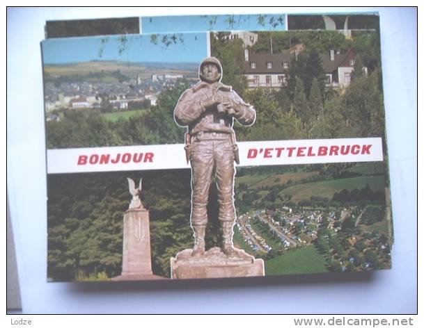 Luxemburg Luxembourg Ettelbruck Monument Patton Central - Ettelbruck