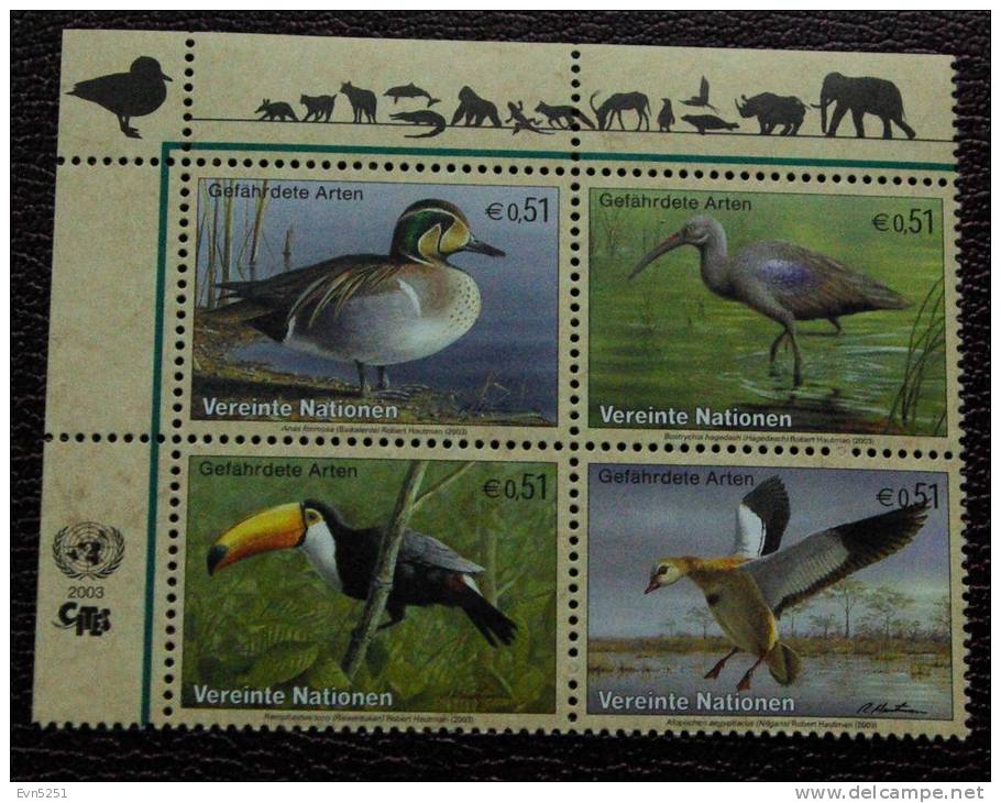 Nations Unies (Vienne) : Protection De La Nature (XI) - Unused Stamps