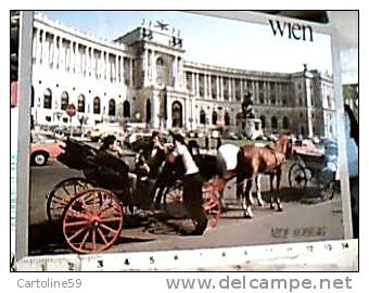 AUSTRIA  CARROZZELLA  CARROZZA CAVALLI HORSES V1984 DO4945 - Taxi & Carrozzelle