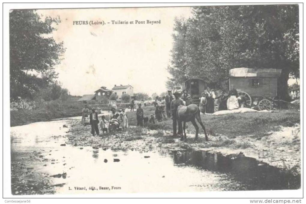 Feurs Tuilerie Et Pont Bayard - Feurs