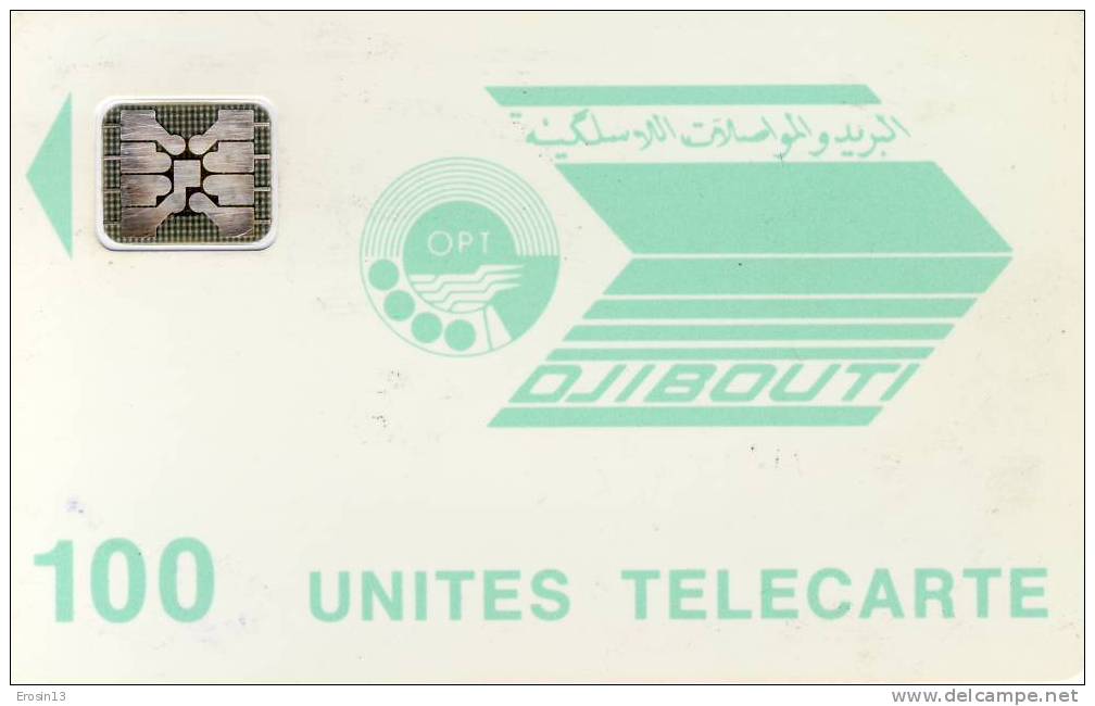 TELECARTES - DJIBOUTI - Carte Djibouti Sc4 100 U - 5 Ge 36227 - Djibouti